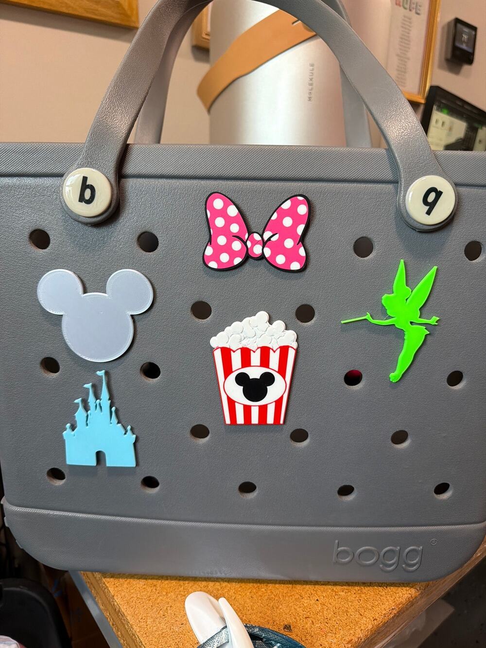 Lot of 5 Disney Themed Bogg Bag Charms - Slightly Imperfect